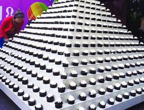 Пирамида "Only Сupcakes" на 2000 шт. 