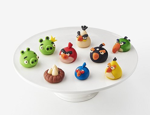 Марципановые фигурки "Angry Birds" 