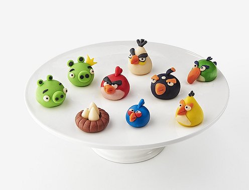 Марципановые фигурки "Angry Birds" 