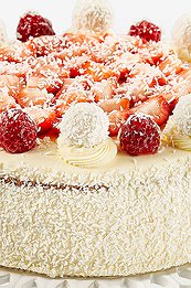 "Strawberry coconut" торт