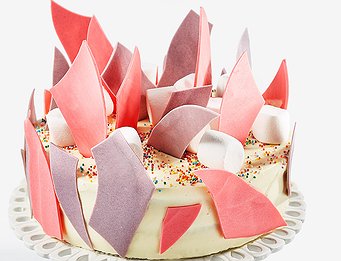 "Chocolate shards" торт