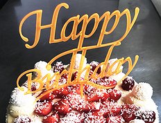 Топпер "Happy Birthday"